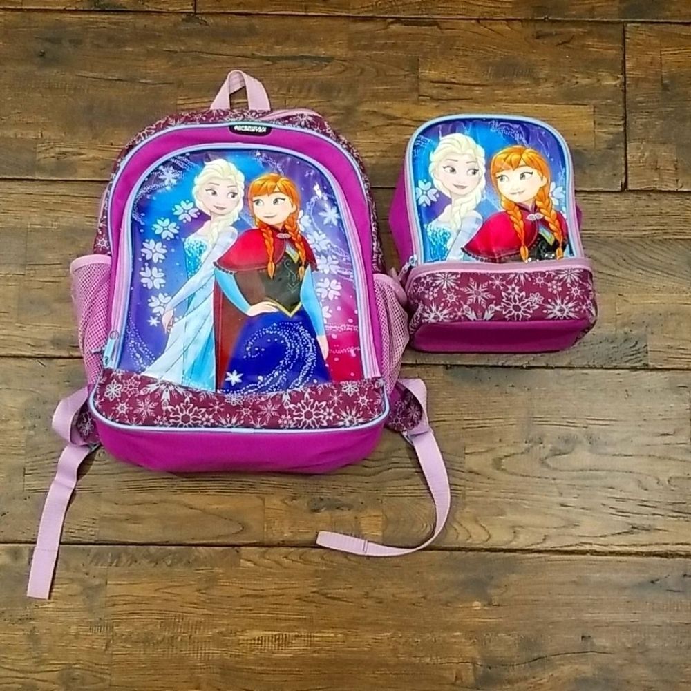 Elsa and Anna Backpack and Lunchbox